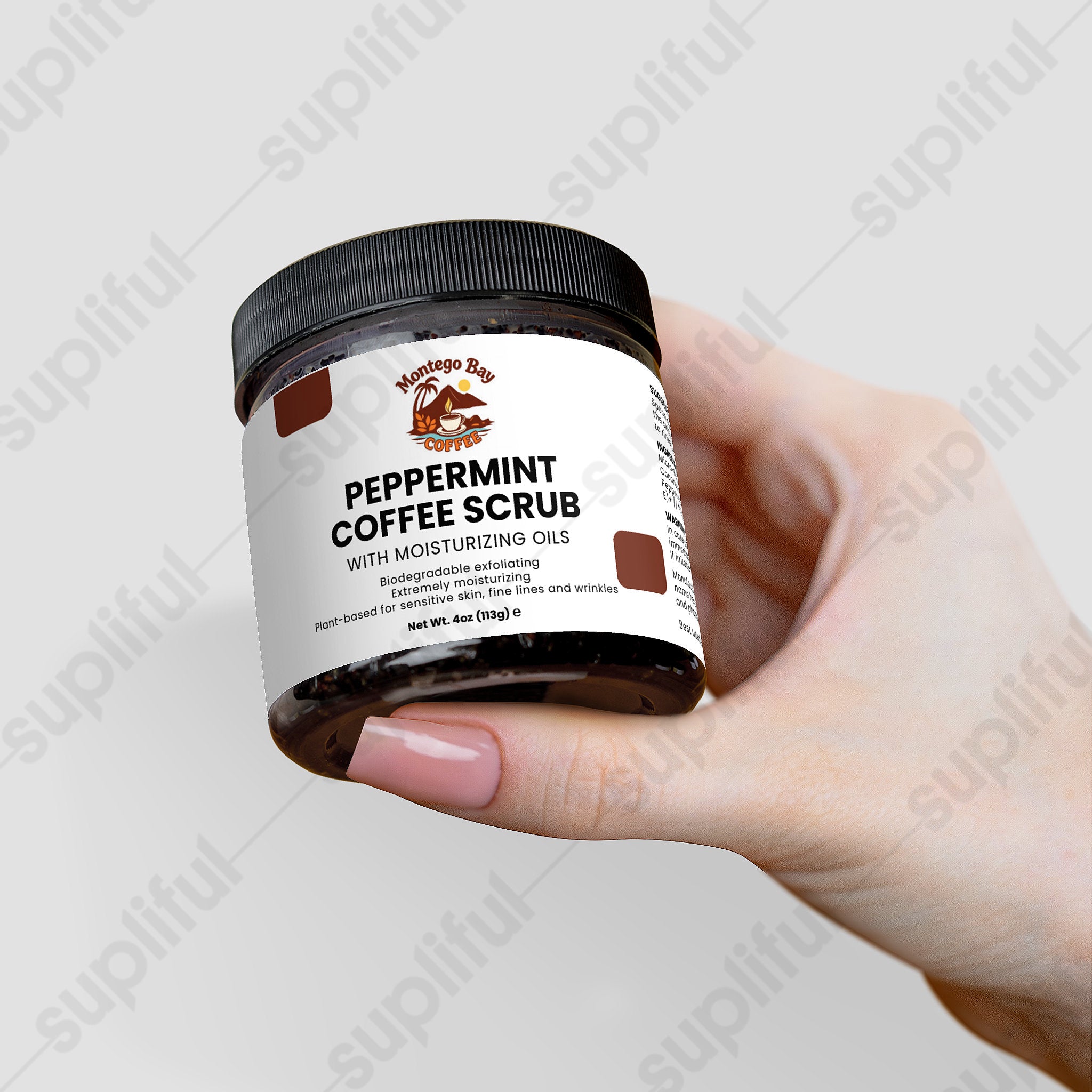 Peppermint Coffee Scrub