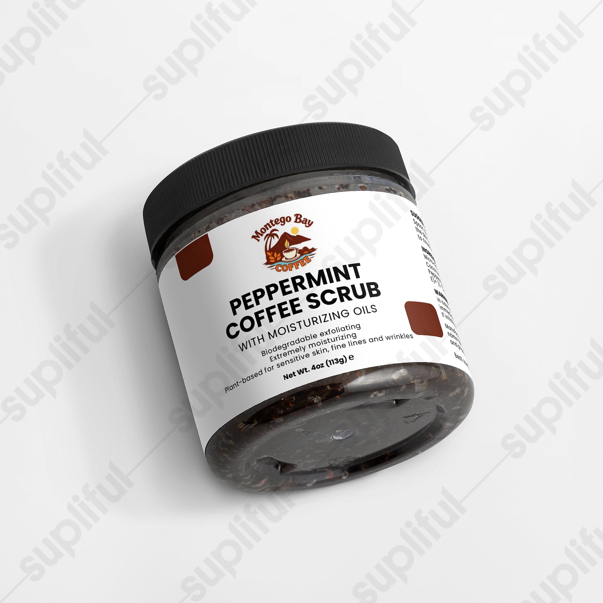 Peppermint Coffee Scrub