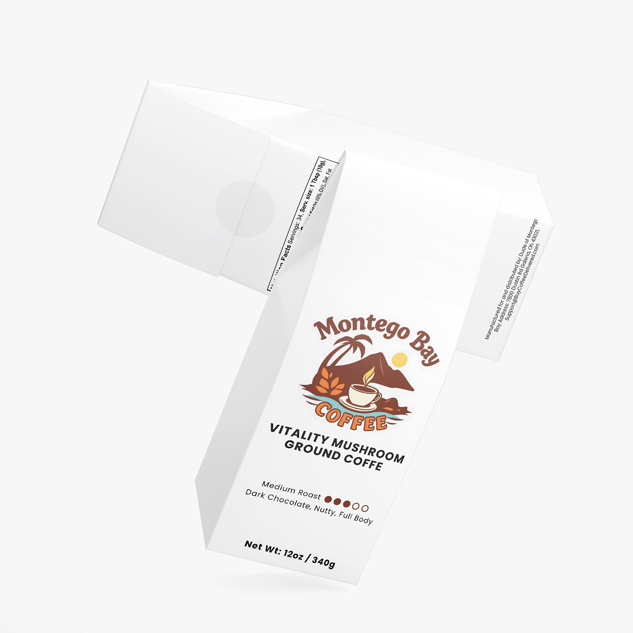 Vitality Mushroom Coffee (Medium Roast)