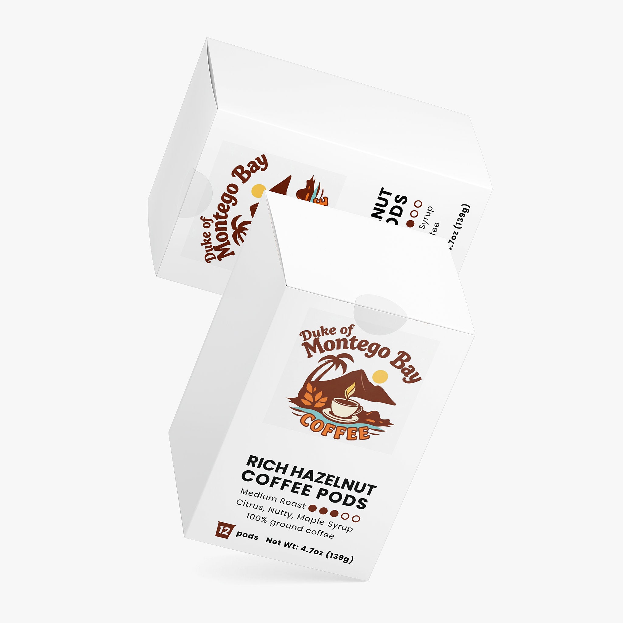 Rich Hazelnut Coffee Pods (Medium Roast)