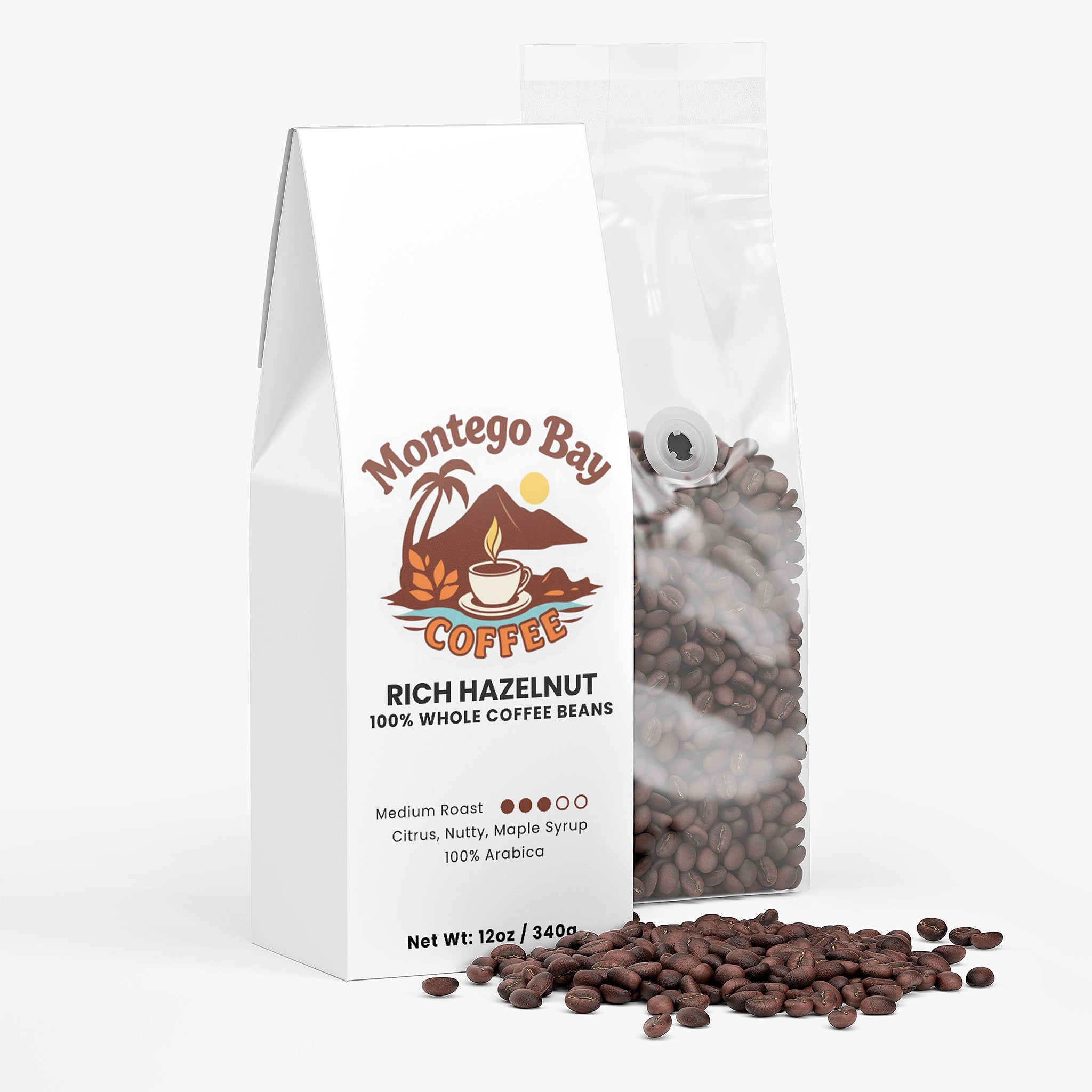 Rich Hazelnut Coffee (Medium Roast)
