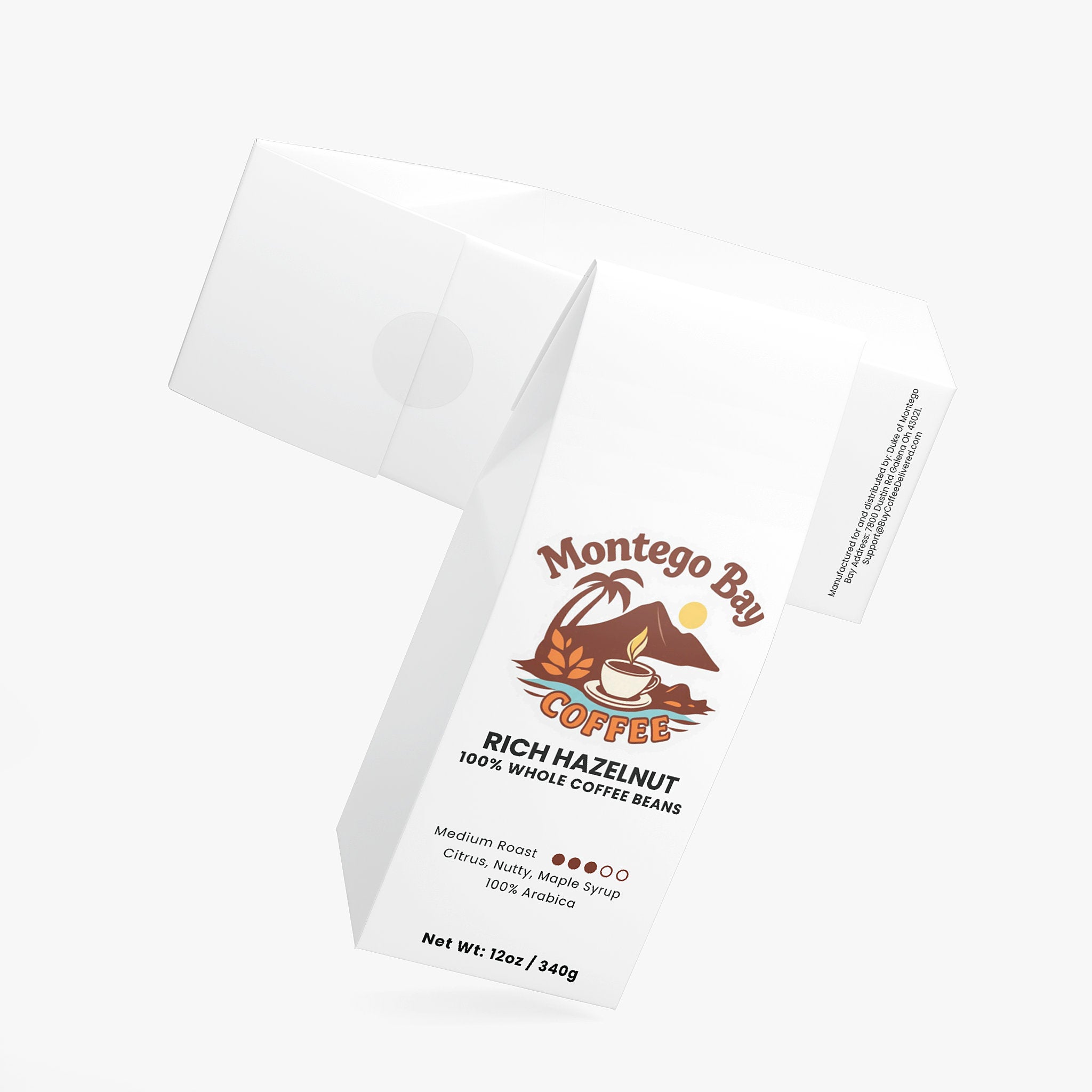 Rich Hazelnut Coffee (Medium Roast)